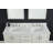 61 Inch Carrara White Quartz Vanity Top With Double Sinks & Backsplash-119457681
