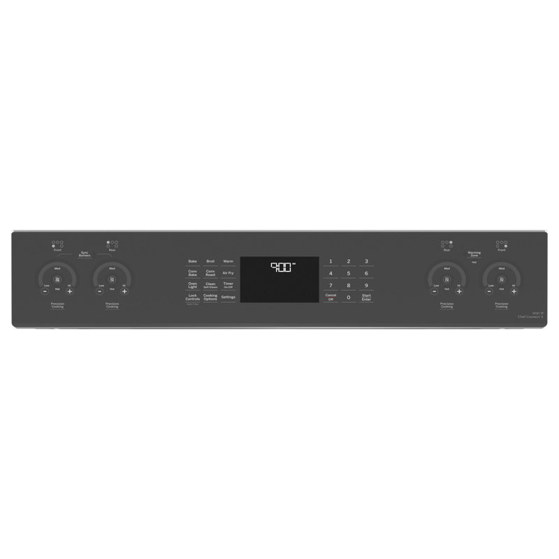 GE Profile ENERGY STAR® 30" Smart Slide-In Fingerprint Resistant Front-Control Induction and Convection Range with No Preheat Air Fry
