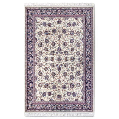 Kollektion 1870 Machine Woven Blue/Ivory Indoor Rug