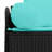 Patio Sofa With Cushions 3-Seater Poly Rattan-273108639-272390808