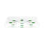 Timothy Corrigan Topiary Radial Acrylic Square Decorative Tray-1171208942