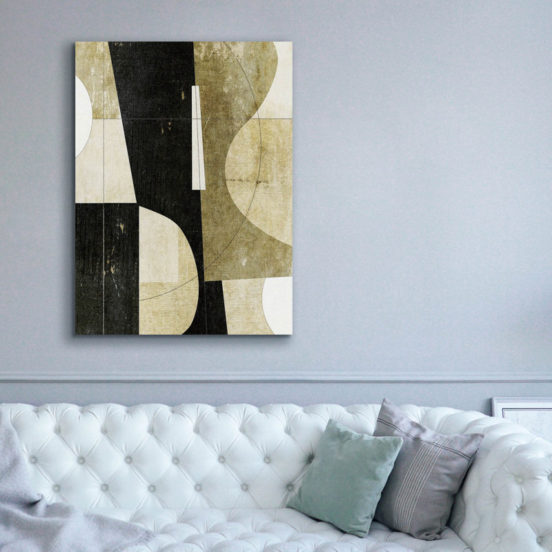  «Collage no. 27» par Suzanne Nicoll, art mural sur toile, 40 po x 54 po