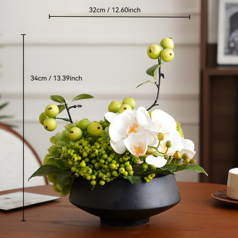 Ornements de fleurs simulées