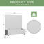 Eulau Metal Planter Box with Wheels-1782689565-1792890613