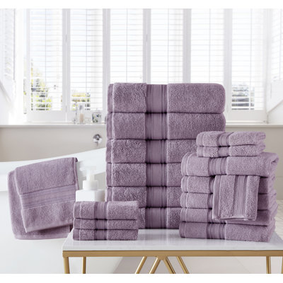 Ensemble de 18 serviettes en coton 18 pièces