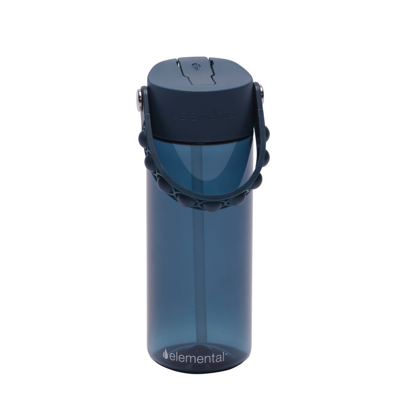 Elemental 18oz. Water Bottle, Navy Blue