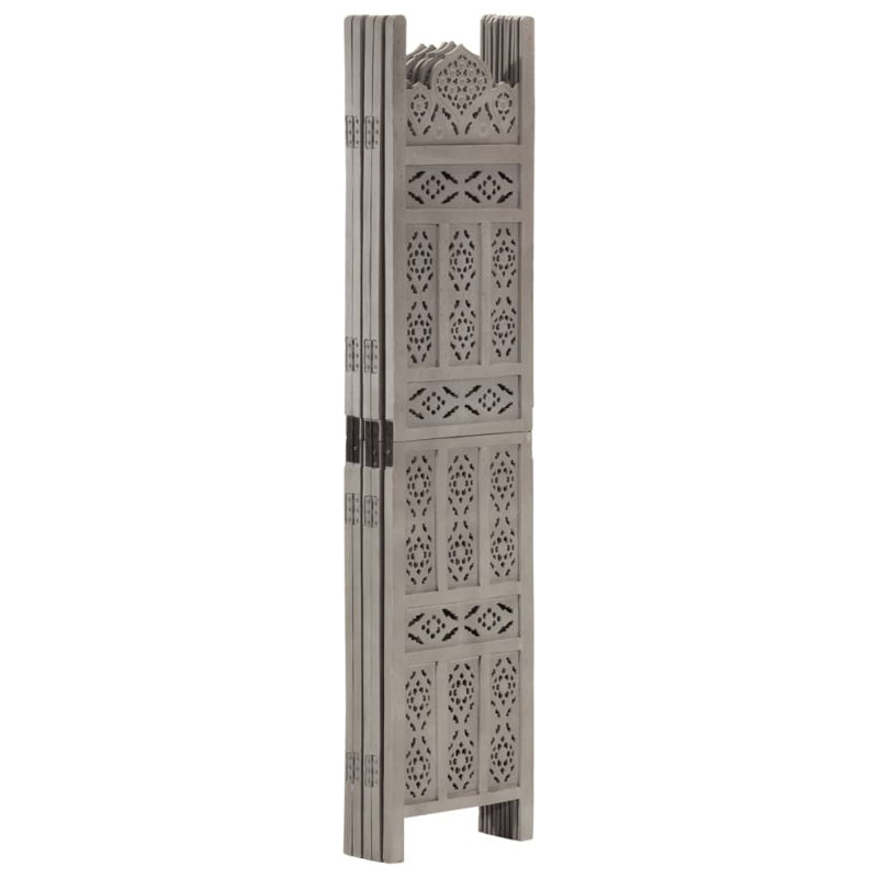 Hagop 165 cm H Folding Room Divider, 4, Grey