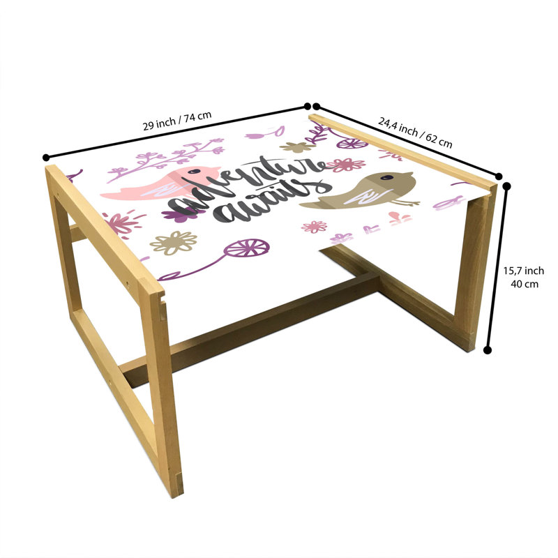 Jagveer Sled Coffee Table, 62cm H x 74cm W x 40cm D