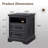 Farmhouse Nightstand For Bedroom With Charging Station, Wooden Side Table Sets With 4 Drawers Storage-78969367