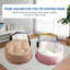 Fauteuil à billes rembourré, fauteuil de plancher moderne avec poignées-839265557