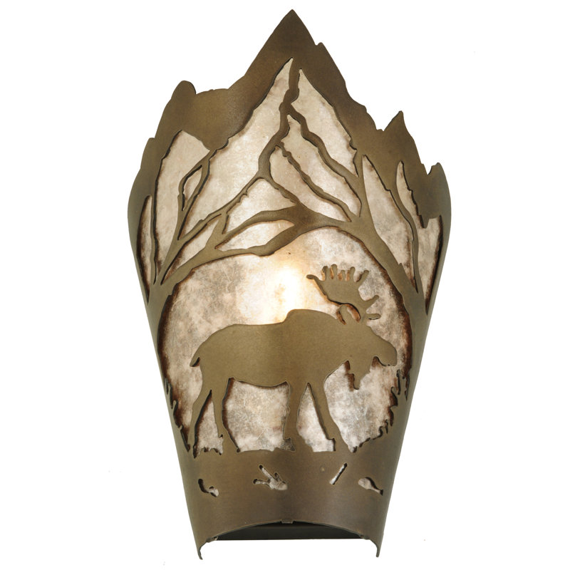 Rustic Lodge 1 - Light Flush Mounted Sconce