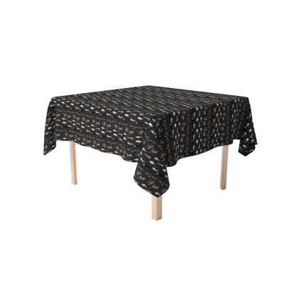 Hackensack Geometric Halloween Tablecloth
