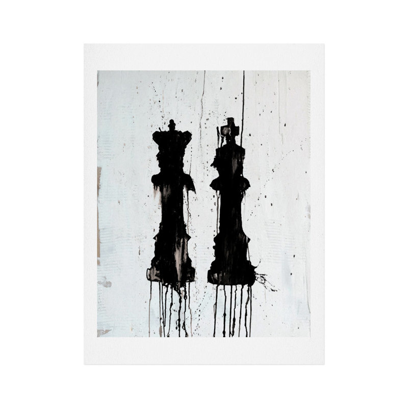 Check Mates, reproduction d'art, H 10 po x l 8 po x P 0,125