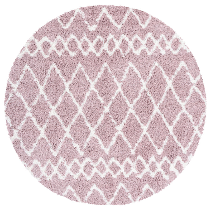 Triplett Performance Geometric Rug, Round 6'7"