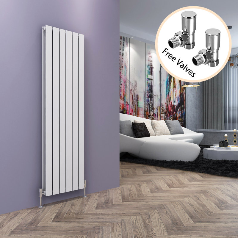 Bineau Vertical Designer Radiator, White