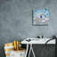 «Grecianblue Three» par Steve Hunziker, impression sur toile-493827633