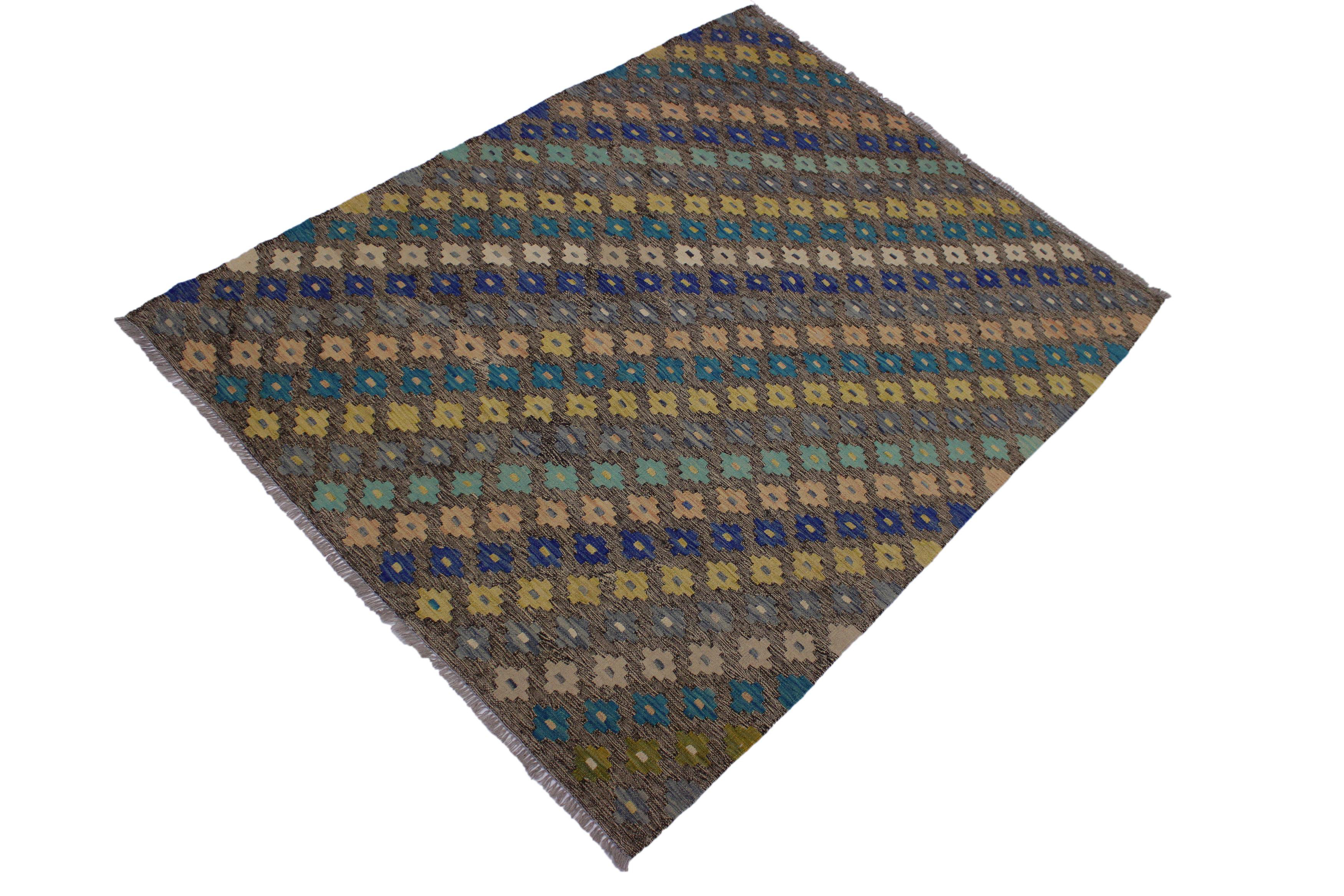 Isabelline Madee Southwestern Handmade Hand-Knotted Rectangle 5'10" x 8 ...