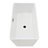 51.2'' x 27.6'' Freestanding Soaking Acrylic Bathtub