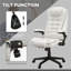 Fauteuil de direction chauffant Crisp White