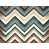 Blue/Brown Chevron