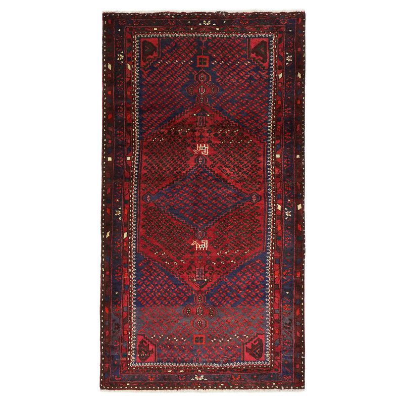 Tapis rouge Andelz 3 pi 7 po x 6 pi 7 po