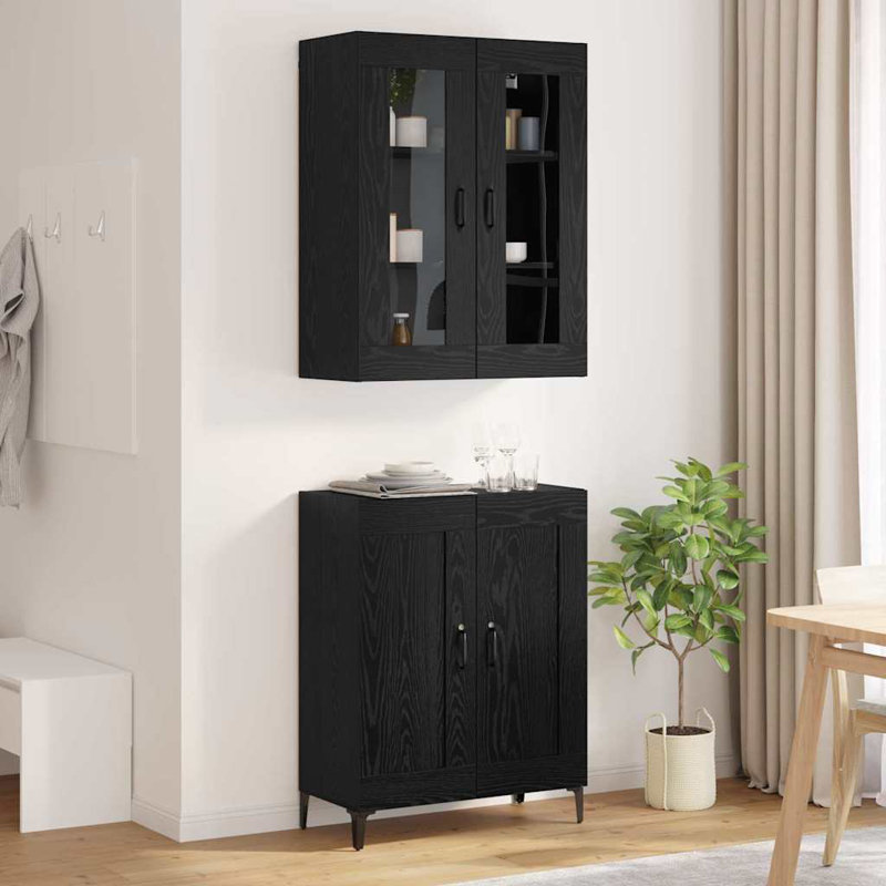 69.5cm Sideboard, Black Oak