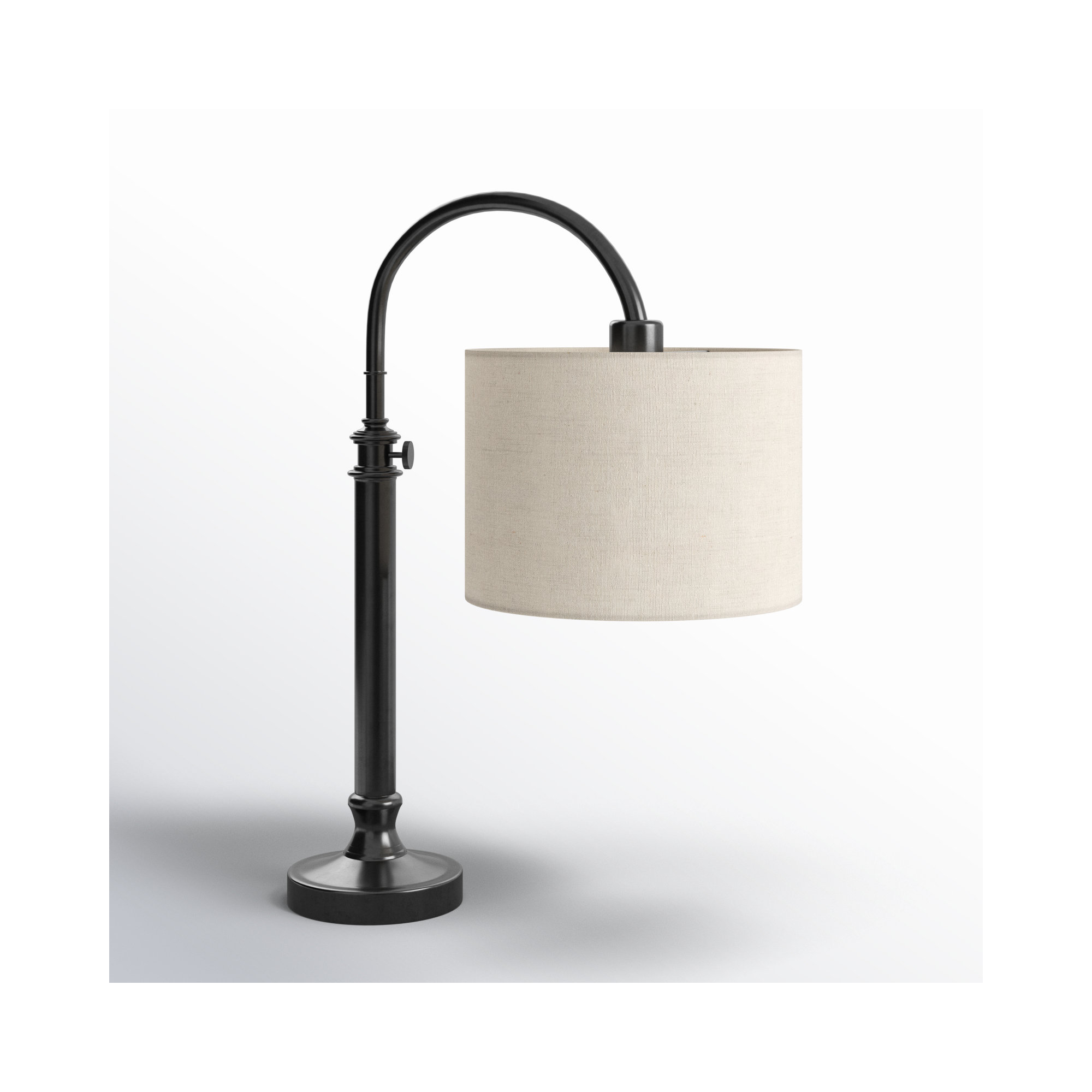 Slade Metal Arched Lamp, Antique Bronze