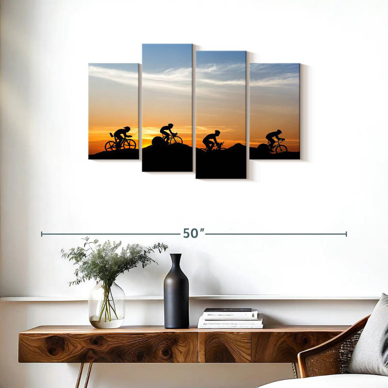 Sireci Mountain Cyclists, 22" H x 36" W