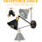 Gaume Steel Plug-in Swing Arm Sconce