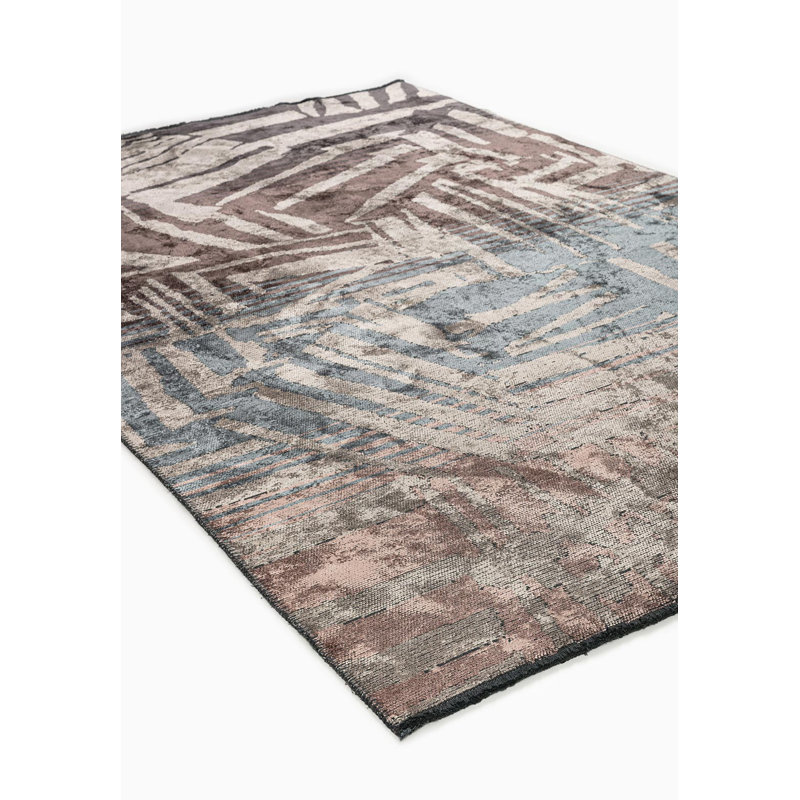 Raymar Abstract Hand Loom Indoor / Outdoor Area Rug, Rectangle 7'10" x 11'1"