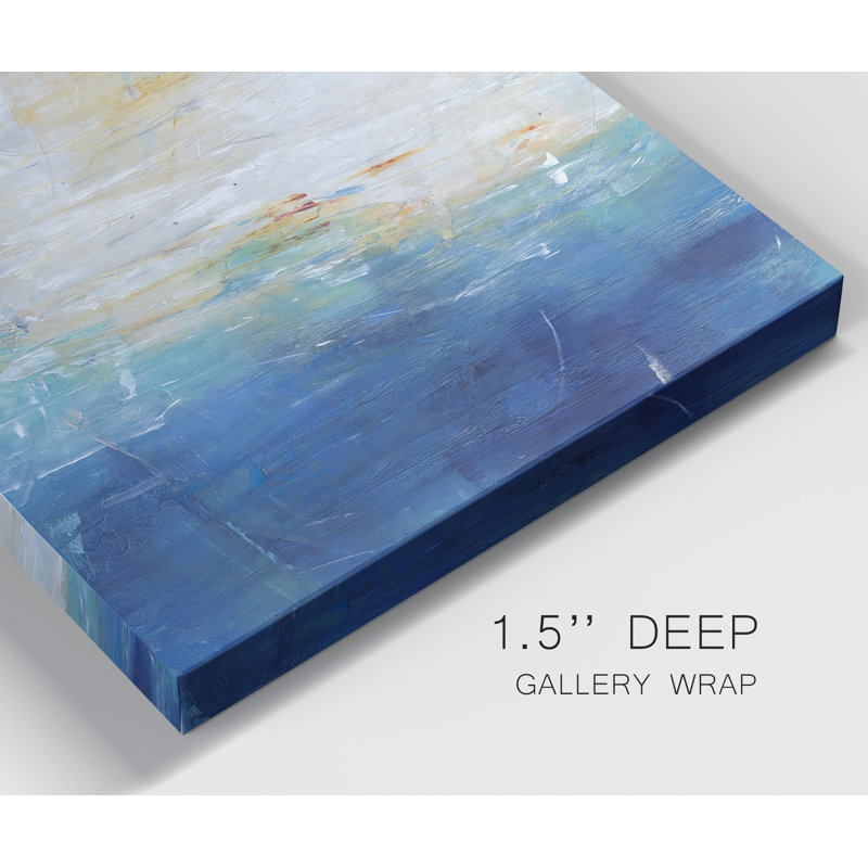 Closer Than 6 Ft I on Canvas, reproduction de 3 pièces, H 48 po x l 96 po x P 2 po