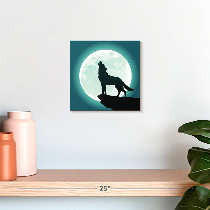 Crowle Wolf On A Full Moon