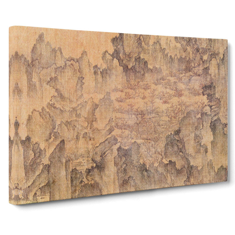 Mongyudowondo by Ahn Gyeon - Wrapped Canvas Painting, 40cm H x 60cm W x 3cm D