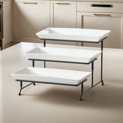 30.5cm 3 Tier Afternoon Tea Cake Stand 