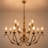 12 - Light Dimmable Classic / Traditional Chandelier