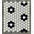Gray/Black & White Flower