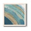 «Made Blue Waves III» - Toile encadrée de qualité supérieure - prête à être accrochée-192655156-192655183