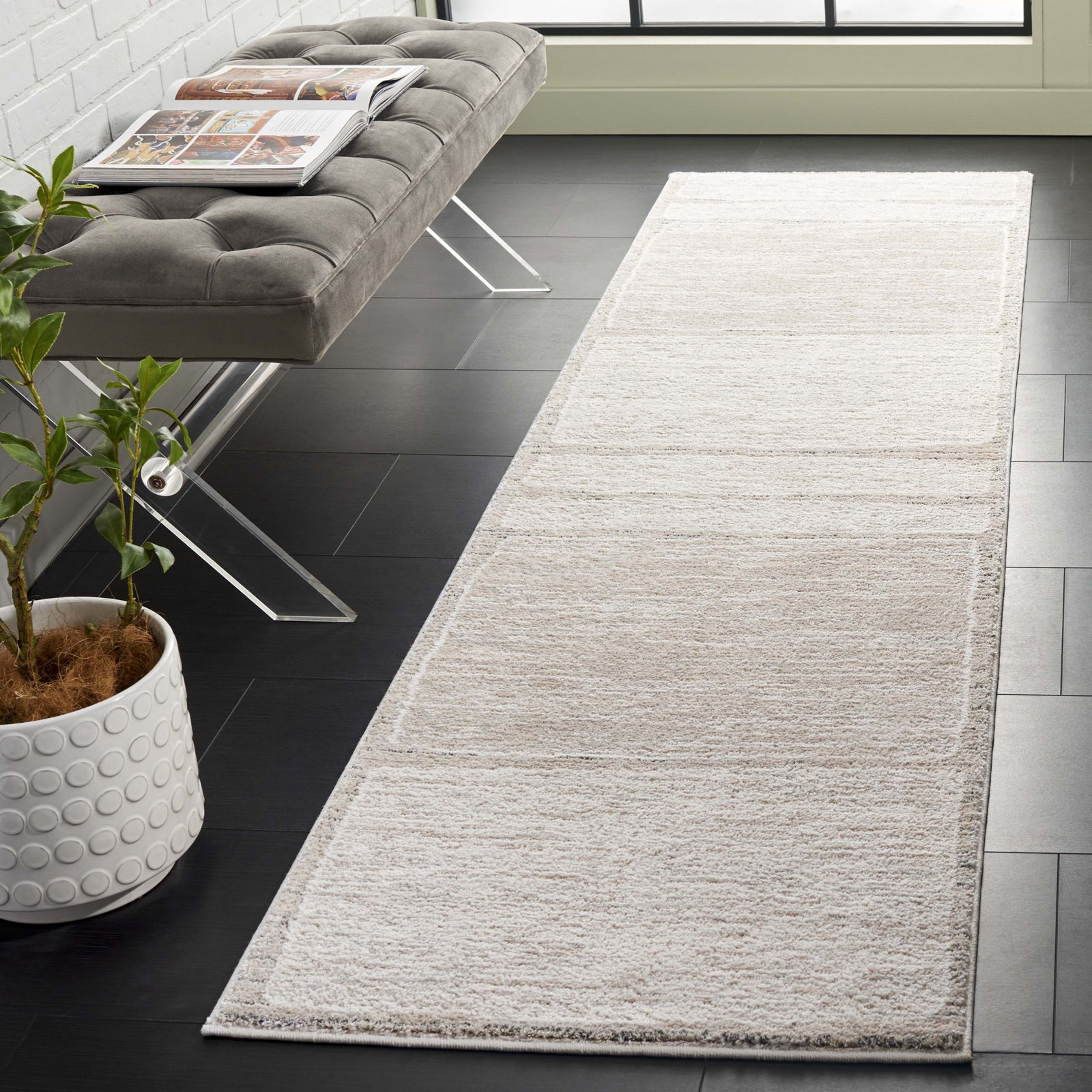 Mullen Geometric Rug, Runner 2'2" x 6'