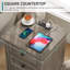 Table de bout à 3 tiroirs avec station de charge Farmhouse-2036390973
