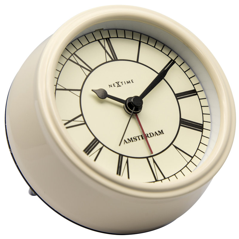 Horloge de table Annemijn 4,75 "Amsterdam, Ivoire