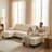 106.3" Sectional Sofa, U Shaped Couch With Removable Sofa Cover-682627470