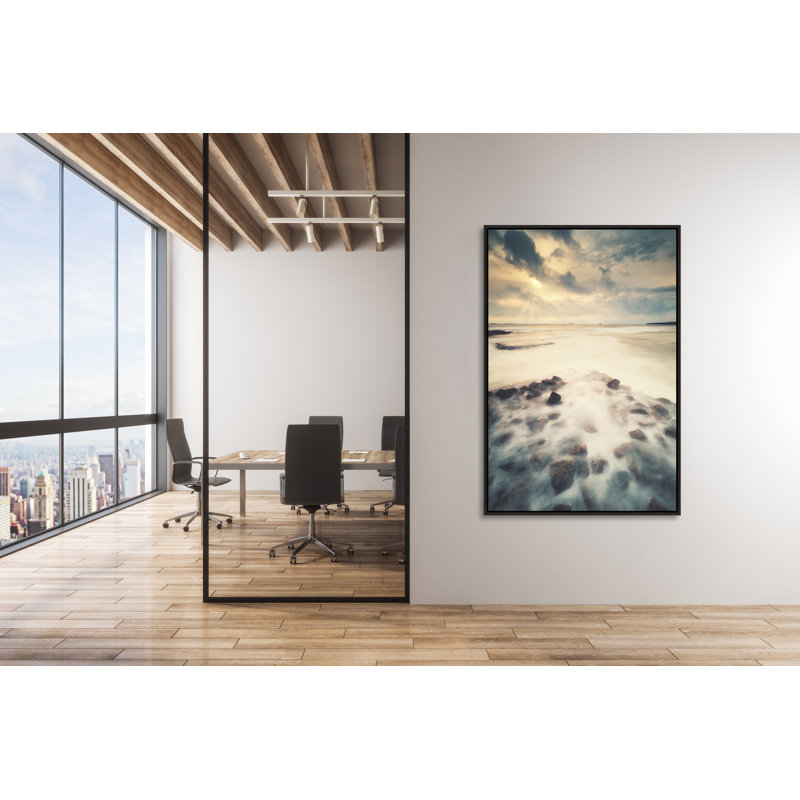 Silky Sunset Print by David Keochkerian, Glass Coat