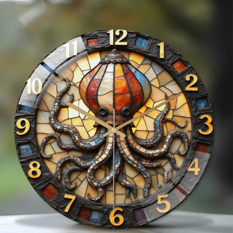 Horloge murale décorative 12 po