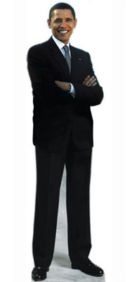 President Barack Obama Life-Size Cardboard Stand-Up