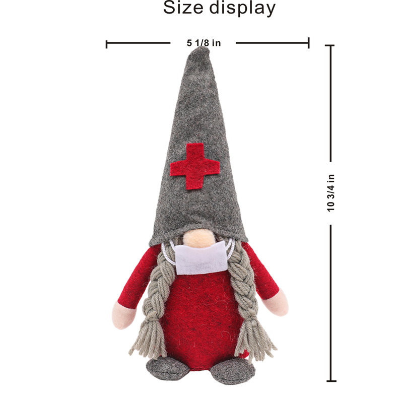 Gnomes Christmas Figurines & Collectibles, Red/Gray