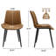 Ensemble de 2 chaises en cuir Pu-1369045707