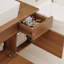 Petit meuble-lavabo flottant simple 31,5 pouces avec lavabo - conception murale, parfait pour les salles de bain compactes.