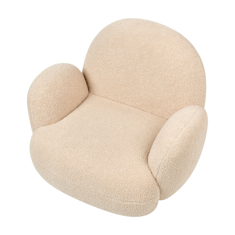 Kids Boucle Armchair HEM, Beige