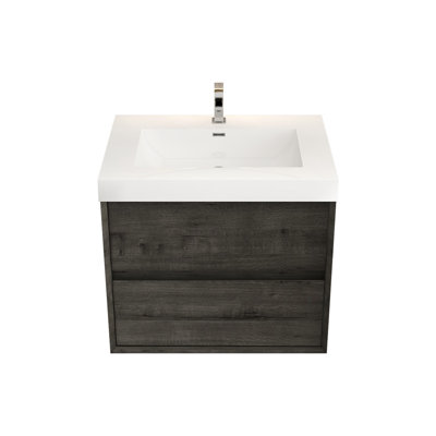 Ensemble de meuble-lavabo simple 29 po mural