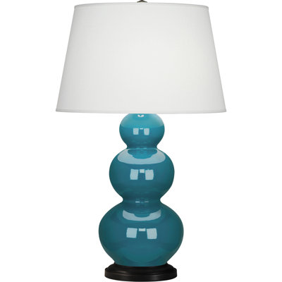 Triple Gourd Ceramic Table Lamp